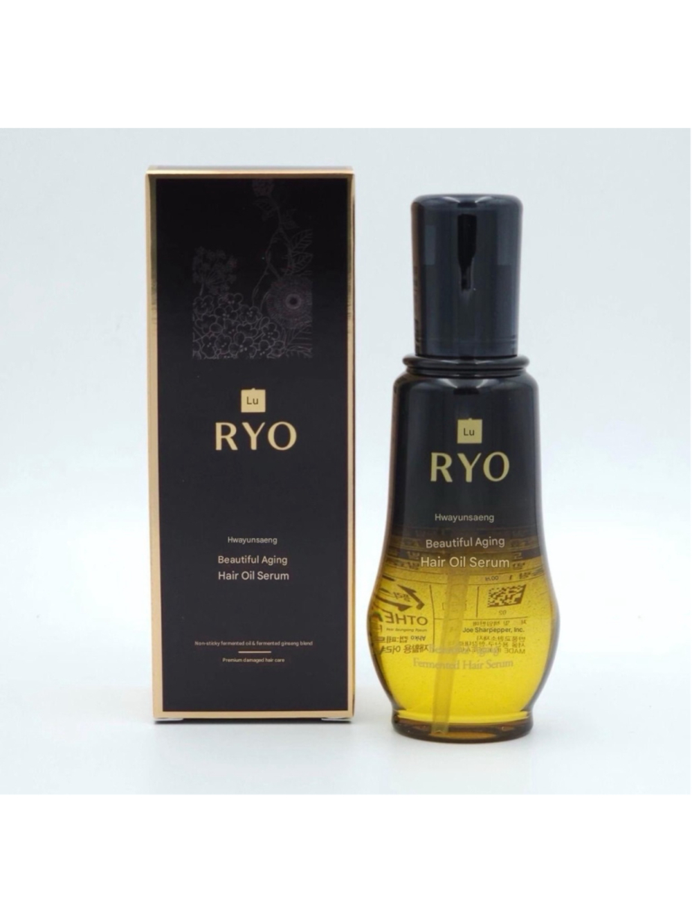 Ryo Hwayoon Beautiful Aging Fermented Hair Oil 100ml Shine Volume Care K-Beauty